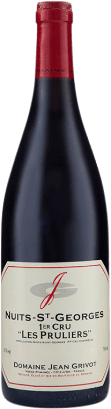 218,95 € 免费送货 | 红酒 Jean Grivot Les Pruliers 1er Cru A.O.C. Nuits-Saint-Georges 勃艮第 法国 Pinot Black 瓶子 75 cl