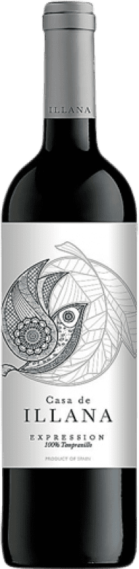 3,95 € 送料無料 | 赤ワイン Casa de Illana Expression Crianza — クリアンサ カスティーリャ・ラ・マンチャ スペイン Tempranillo — テンプラニーリョ 75 cl