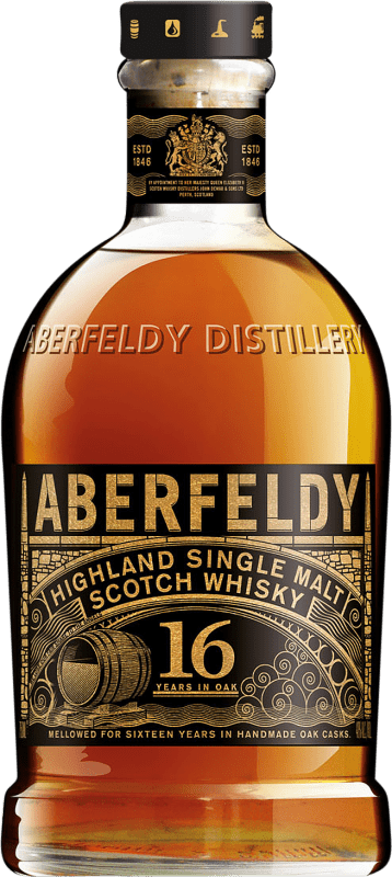 152,95 € Free Shipping | Single Malt Whisky Aberfeldy Scotland United Kingdom 16 Years Bottle 1 L