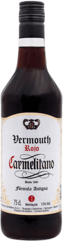 7,95 € Free Shipping | Vermouth Carmelitano Rojo I.G.P. Vin de la Terra de Castelló Valencian Community Spain Bottle 70 cl