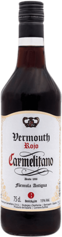 7,95 € Envío gratis | Vermut Carmelitano Rojo Tinto Comunidad Valenciana España 70 cl