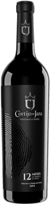 11,95 € 免费送货 | 红酒 Cortijo de Jara 12 Meses 岁 I.G.P. Vino de la Tierra de Cádiz 安达卢西亚 西班牙 Tempranillo, Merlot, Syrah 瓶子 75 cl