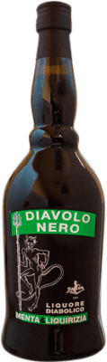 16,95 € 免费送货 | 利口酒 Diavolo Nero Menta 瓶子 70 cl