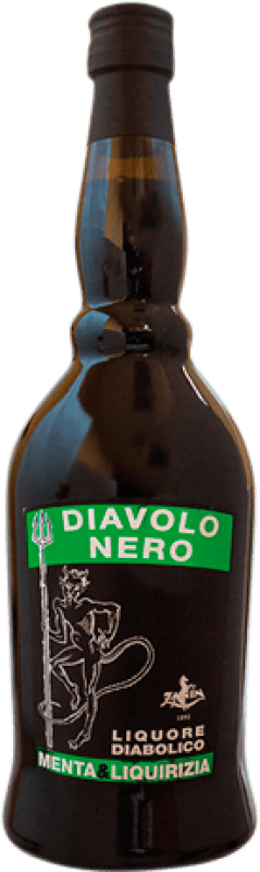 17,95 € 送料無料 | ハーブリキュール Diavolo Nero — 黒 イタリア 70 cl Menta — ミント