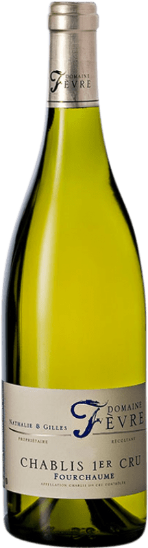 42,95 € Бесплатная доставка | Белое вино Fèvre Nathalie & Gilles Premier Cru Fourchaume старения A.O.C. Chablis Бургундия Франция Chardonnay бутылка 75 cl