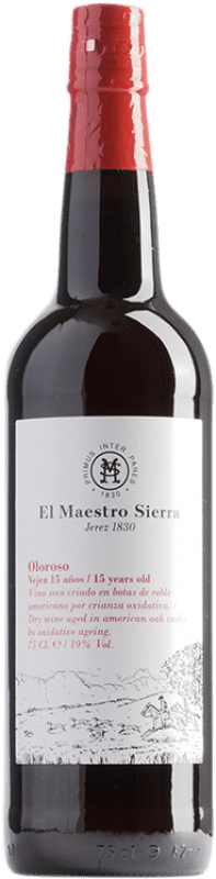 21,95 € Бесплатная доставка | Крепленое вино Maestro Sierra Oloroso D.O. Jerez-Xérès-Sherry Андалусия Испания Palomino Fino бутылка 75 cl