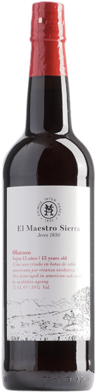 22,95 € Envío gratis | Vino Generoso Fortificado Maestro Sierra Oloroso D.O. Jerez-Xérès-Sherry Andalucía España Palomino Fino Botella 75 cl