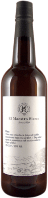 12,95 € Бесплатная доставка | Крепленое вино Maestro Sierra Fino D.O. Jerez-Xérès-Sherry Андалусия Испания Palomino Fino бутылка 75 cl