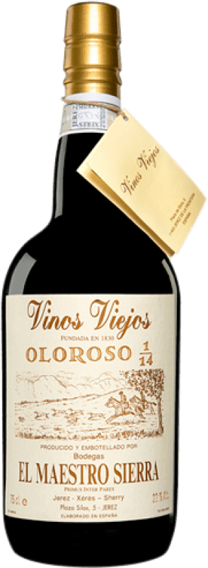 114,95 € 送料無料 | 酒精強化ワイン Maestro Sierra 1/14 Oloroso — オロロソ VORS Very Old Rare Sherry — とても古くて希少なシェリー D.O. Jerez-Xérès-Sherry アンダルシア スペイン Palomino Fino 75 cl