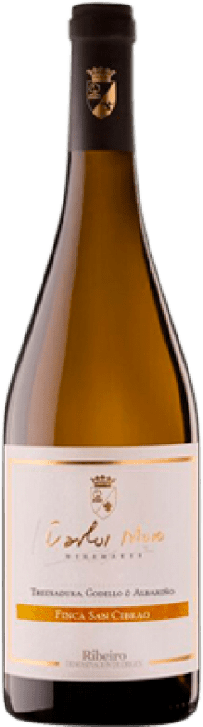 13,95 € Envoi gratuit | Vin blanc Finca San Cibrao Crianza D.O. Ribeiro Galice Espagne Godello, Treixadura, Albariño Bouteille 75 cl