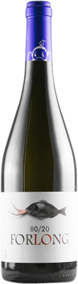 15,95 € Envío gratis | Vino blanco Forlong 80/20 Blanco Crianza I.G.P. Vino de la Tierra de Cádiz Andalucía España Palomino Fino Botella 75 cl