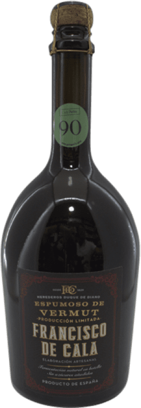 21,95 € Kostenloser Versand | Wermut Francisco de Cala Espumoso D.O. Jerez-Xérès-Sherry Andalusien Spanien Flasche 75 cl