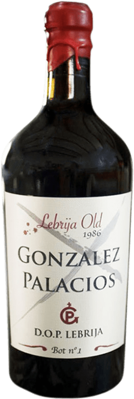 96,95 € Бесплатная доставка | Крепленое вино González Palacios Lebrija Old 1986 Андалусия Испания Palomino Fino бутылка 75 cl