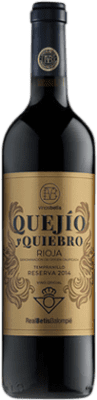 15,95 € Free Shipping | Red wine Manzano Quejío y Quiebro Real Betis Reserve D.O.Ca. Rioja The Rioja Spain Tempranillo, Grenache, Graciano Bottle 75 cl