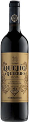 16,95 € Envío gratis | Vino Tinto Manzano Quejío y Quiebro Real Betis Reserva D.O.Ca. Rioja La Rioja España Tempranillo, Garnacha, Graciano 75 cl