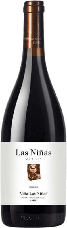 19,95 € Kostenloser Versand | Rotwein Viña Las Niñas Mítica Chile Merlot, Syrah, Cabernet Sauvignon, Mourvèdre Flasche 75 cl
