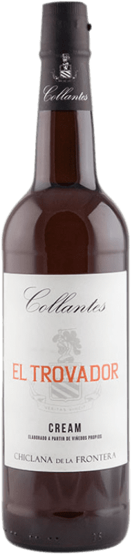 17,95 € Envoi gratuit | Vin Fortifié Primitivo Collantes El Trovador Cream D.O. Jerez-Xérès-Sherry Andalousie Espagne Palomino Fino, Moscatel — Muscat Bouteille 75 cl