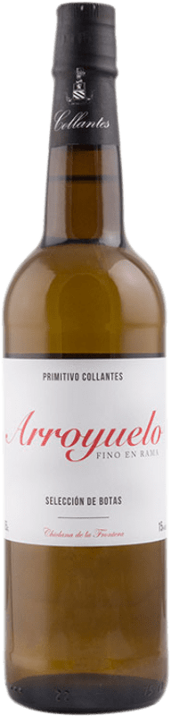 28,95 € 免费送货 | 加强葡萄酒 Primitivo Collantes Arroyuelo Fino en Rama — 原桶菲诺 D.O. Jerez-Xérès-Sherry 安达卢西亚 西班牙 Palomino Fino 瓶装 75 cl