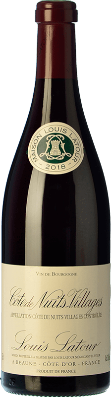 24,95 € Free Shipping | Red wine Louis Latour A.O.C. Côte de Nuits-Villages Burgundy France Pinot Black Bottle 75 cl