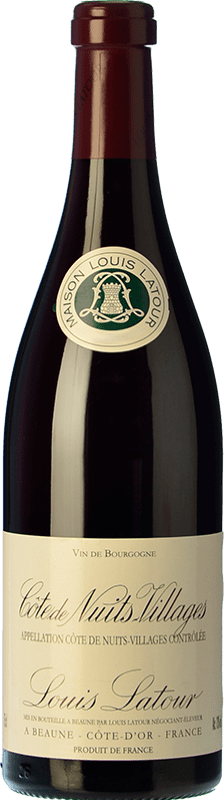 52,95 € 免费送货 | 红葡萄酒 Louis Latour Villages A.O.C. Côte de Nuits 勃艮第 法国 Pinot Noir — 黑皮诺 75 cl