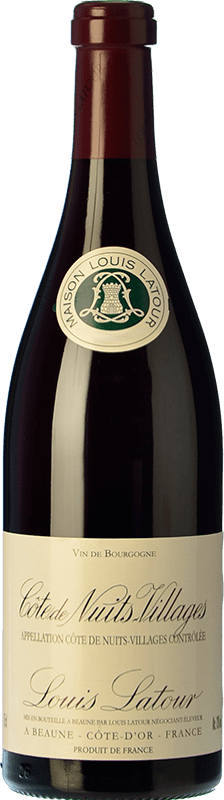 49,95 € Envio grátis | Vinho tinto Louis Latour A.O.C. Côte de Nuits-Villages Borgonha França Pinot Preto Garrafa 75 cl