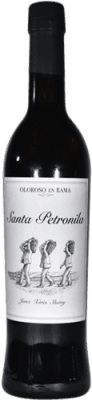 29,95 € Free Shipping | Fortified wine Santa Petronila Oloroso en Rama D.O. Jerez-Xérès-Sherry Andalusia Spain Palomino Fino Medium Bottle 50 cl