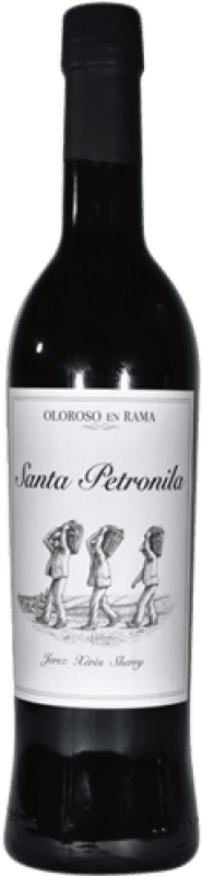 34,95 € Бесплатная доставка | Крепленое вино Santa Petronila Oloroso en Rama D.O. Jerez-Xérès-Sherry Андалусия Испания Palomino Fino бутылка Medium 50 cl