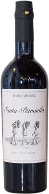 32,95 € Envio grátis | Vinho fortificado Santa Petronila en Rama D.O. Jerez-Xérès-Sherry Andaluzia Espanha Pedro Ximénez Garrafa Medium 50 cl