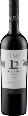 12,95 € Free Shipping | Red wine Alceño Monastrell 12 D.O. Jumilla Region of Murcia Spain Syrah, Monastrell Bottle 75 cl