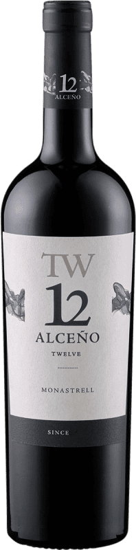 12,95 € Kostenloser Versand | Rotwein Alceño Monastrell 12 D.O. Jumilla Region von Murcia Spanien Syrah, Monastrell Flasche 75 cl