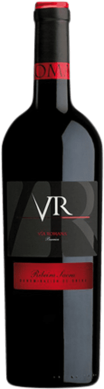 18,95 € Spedizione Gratuita | Vino rosso Vía Romana Barrica Crianza D.O. Ribeira Sacra Galizia Spagna Mencía Bottiglia 75 cl
