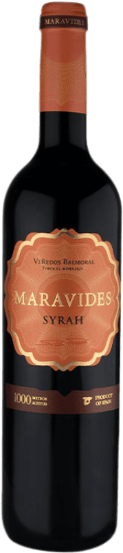 12,95 € Бесплатная доставка | Красное вино Balmoral Maravides старения I.G.P. Vino de la Tierra de Castilla Кастилья-Ла-Манча Испания Syrah бутылка 75 cl