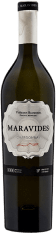 8,95 € Бесплатная доставка | Белое вино Balmoral Maravides старения I.G.P. Vino de la Tierra de Castilla Кастилья-Ла-Манча Испания бутылка 75 cl