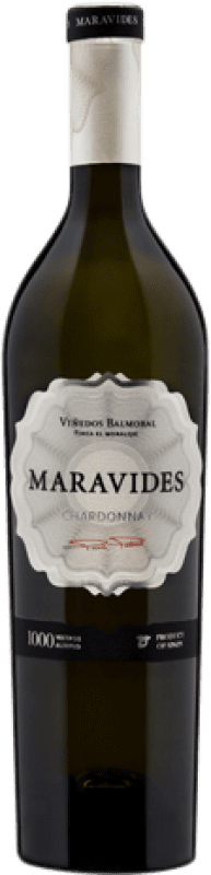 8,95 € Spedizione Gratuita | Vino bianco Balmoral Maravides Crianza I.G.P. Vino de la Tierra de Castilla Castilla-La Mancha Spagna Bottiglia 75 cl