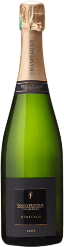 51,95 € 送料無料 | 白のスパークリングワイン Yannick Prévoteau Héritage A.O.C. Champagne シャンパン フランス Pinot Noir — ピノ・ノワール, Chardonnay — シャルドネ, Pinot Meunier — ピノ・ムニエ ボトル 75 cl