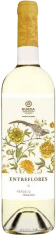 5,95 € 免费送货 | 白酒 Príncipe de Viana Entreflores D.O. Rueda 卡斯蒂利亚莱昂 西班牙 Verdejo 瓶子 75 cl