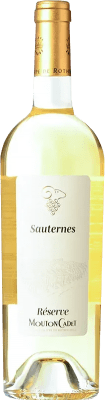 28,95 € Free Shipping | White wine Philippe de Rothschild Mouton Cadet A.O.C. Sauternes Bordeaux France Sauvignon White, Sémillon, Muscadelle Bottle 75 cl