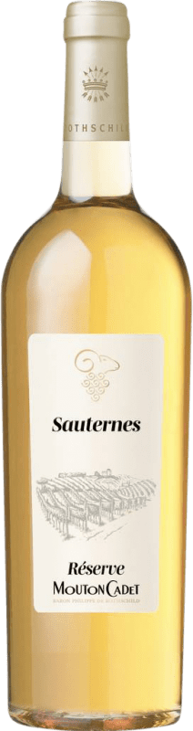 34,95 € Kostenloser Versand | Weißwein Philippe de Rothschild Mouton Cadet A.O.C. Sauternes Bordeaux Frankreich Sémillon, Muscadelle, Sauvignon 75 cl
