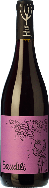 10,95 € Free Shipping | Red Wine Mas Candí Baudili Negre D.O. Penedès Catalonia Spain Cabernet Sauvignon, Xarel·lo, Parellada Eco Organic Bottle 75 cl