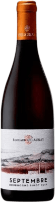 22,95 € Бесплатная доставка | Красное вино Edouard Delaunay Septembre A.O.C. Bourgogne Бургундия Франция Pinot Black бутылка 75 cl