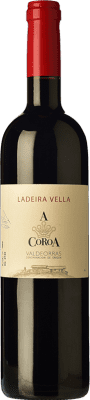 38,95 € Free Shipping | Red wine A Coroa Ladeira Vella Aged D.O. Valdeorras Galicia Spain Grenache Tintorera Bottle 75 cl