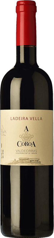 38,95 € Бесплатная доставка | Красное вино A Coroa Ladeira Vella старения D.O. Valdeorras Галисия Испания Grenache Tintorera бутылка 75 cl