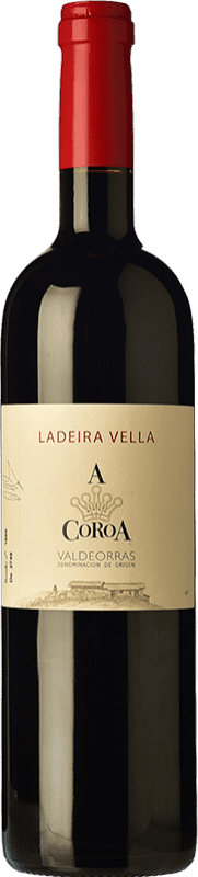 39,95 € Kostenloser Versand | Rotwein A Coroa Ladeira Vella Crianza — Kurze Fassreifung D.O. Valdeorras Galizien Spanien Garnacha — Grenache Flasche 75 cl