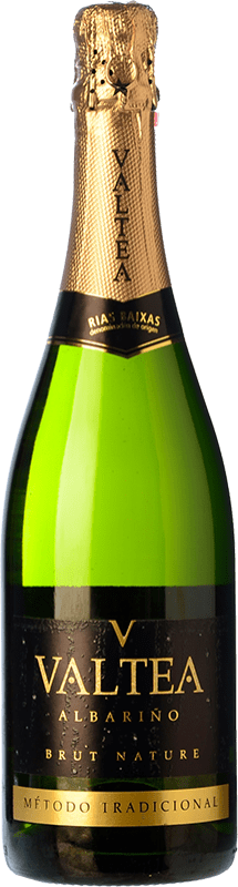 23,95 € 免费送货 | 白起泡酒 Valtea Brut Nature D.O. Rías Baixas 加利西亚 西班牙 Albariño 瓶子 75 cl