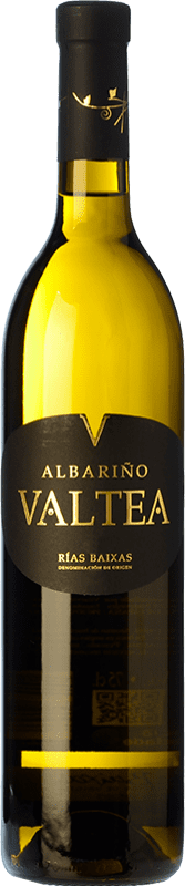18,95 € Envío gratis | Vino Blanco Valtea D.O. Rías Baixas Galicia España Albariño 75 cl