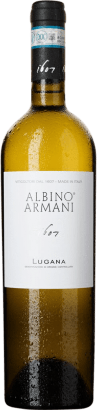 17,95 € Kostenloser Versand | Weißwein Albino Armani D.O.C. Lugana Venetien Italien Trebbiano Flasche 75 cl