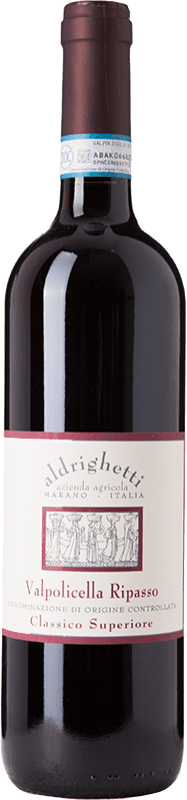 19,95 € 送料無料 | 赤ワイン Aldrighetti Superiore D.O.C. Valpolicella Ripasso ベネト イタリア Corvina, Rondinella, Molinara ボトル 75 cl