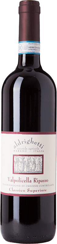 19,95 € Kostenloser Versand | Rotwein Aldrighetti Superior D.O.C. Valpolicella Ripasso Venetien Italien Corvina, Rondinella, Molinara 75 cl