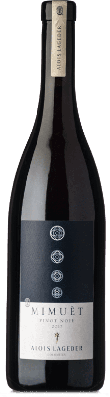 27,95 € Free Shipping | Red Wine Lageder Mimuèt Reserve — Aged D.O.C. Alto Adige Trentino-Alto Adige Italy Pinot Noir Eco — Organic Bottle 75 cl