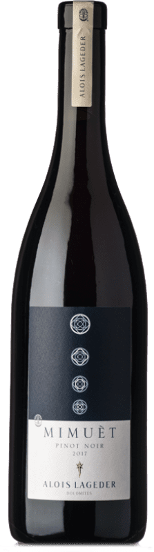 26,95 € Free Shipping | Red wine Lageder Mimuèt Reserve D.O.C. Alto Adige Trentino-Alto Adige Italy Pinot Black Bottle 75 cl
